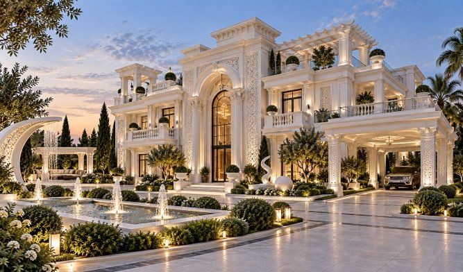 Classical Luxury Residence with Riyon GRC